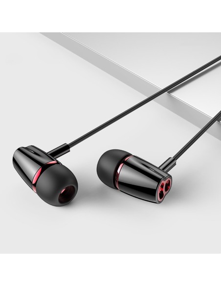 Į ausis įdedamos ausinės 3,5 mm mini lizdas su nuotolinio valdymo pultu ir juodu mikrofonu Į ausis įdedamos ausinės 3,5 mm mini lizdas su nuotolinio valdymo pultu ir juodu mikrofonu