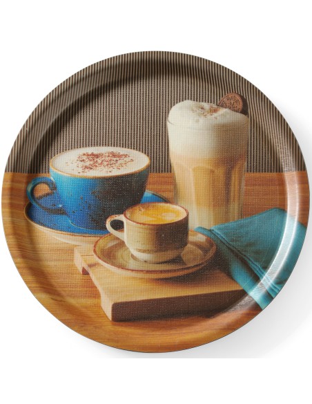 Apvalus neslystantis tiekimo dėklas su spausdinimo skersmeniu. 380 mm – Hendi 507971