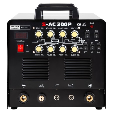 Stamos Germany S-AC 200P TIG AC/DC suvirinimo aparatas Stamos Germany S-AC 200P TIG AC/DC suvirinimo aparatas