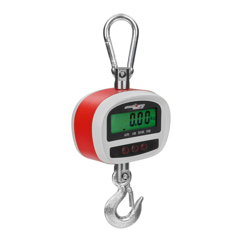 Pakabinamos kablio svarstyklės su nuotolinio valdymo pultu 300kg - LCD
