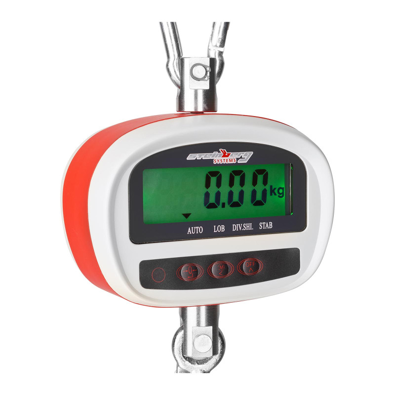 Pakabinamos kablio svarstyklės su nuotolinio valdymo pultu 300kg - LCD