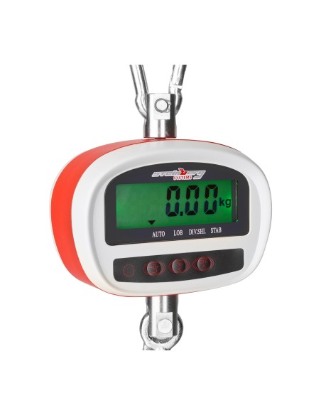 Pakabinamos kablio svarstyklės su nuotolinio valdymo pultu 300kg - LCD Pakabinamos kablio svarstyklės su nuotolinio valdymo pultu 300kg - LCD