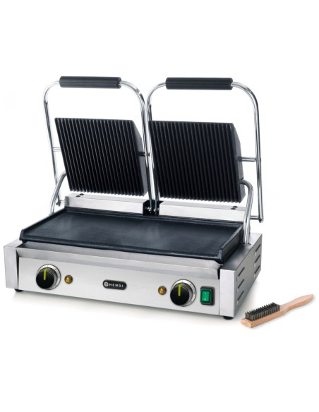 Kontaktinės grotelės su grioveliais viršuje lygaus dugno 3600W - Hendi 263808