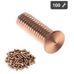 Suvirinimo kaiščiai suvirinimo aparatams variu dengtas plienas M3 10mm Stamos Vokietija 100 vnt.