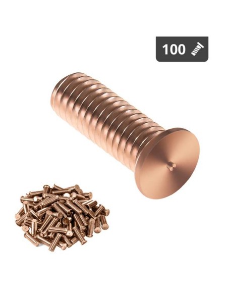 Suvirinimo kaiščiai suvirinimo aparatams variu dengtas plienas M3 10mm Stamos Vokietija 100 vnt. Suvirinimo kaiščiai suvirinimo aparatams variu dengtas plienas M3 10mm Stamos Vokietija 100 vnt.