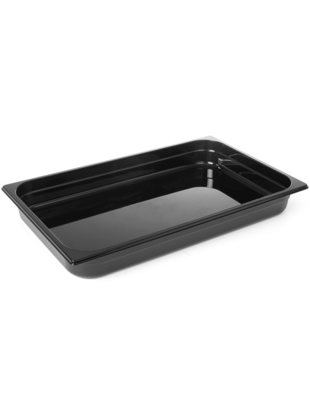 Maitinimo konteineris GN 1/1 juodas polikarbonatas 530x325x100mm 14L Hendi 862223