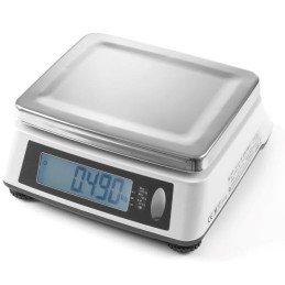 Virtuvinės svarstyklės su legalizavimu iki 3kg 0.5g / 1.5g Hendi 580448
