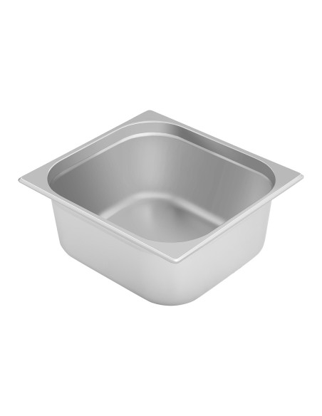 Indų plieninis gastronominis konteineris GN2/3 gylis 150 mm Indų plieninis gastronominis konteineris GN2/3 gylis 150 mm