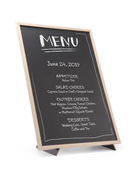 Reklaminė informacinė lenta MENIU su pagrindu 40x60 cm - Hendi 664131