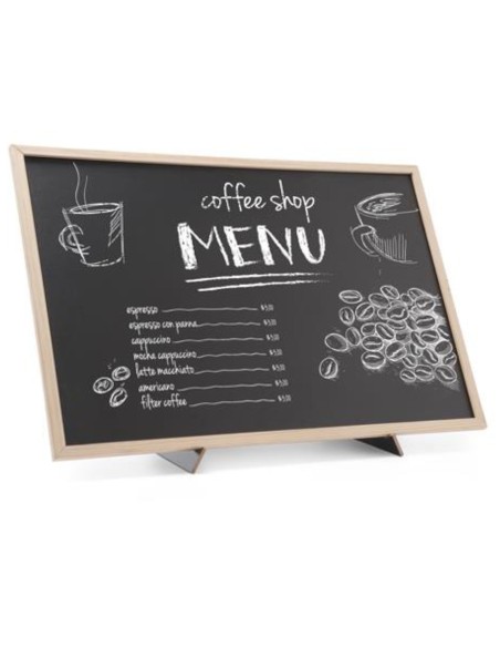 Reklaminė informacinė lenta MENIU su pagrindu 40x60 cm - Hendi 664131