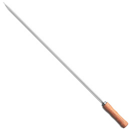 Smeigtukas ant grotelių BBQ dešrelės kebabai Churrasco nerūdijantis PLATUS ilgis 750 mm