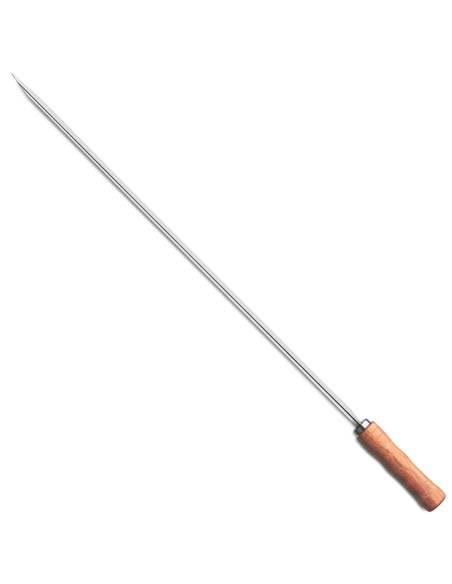 Smeigtukas ant grotelių BBQ dešrelės kebabai Churrasco nerūdijantis PLATUS ilgis 750 mm Smeigtukas ant grotelių BBQ dešrelės kebabai Churrasco nerūdijantis PLATUS ilgis 750 mm