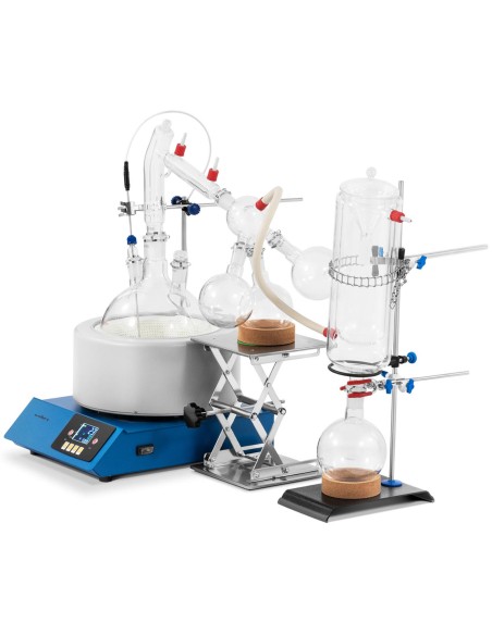 Trumpo kelio atskyrimo laboratorijos distiliatorius 5L 1800rpm 1100W Trumpo kelio atskyrimo laboratorijos distiliatorius 5L 1800rpm 1100W