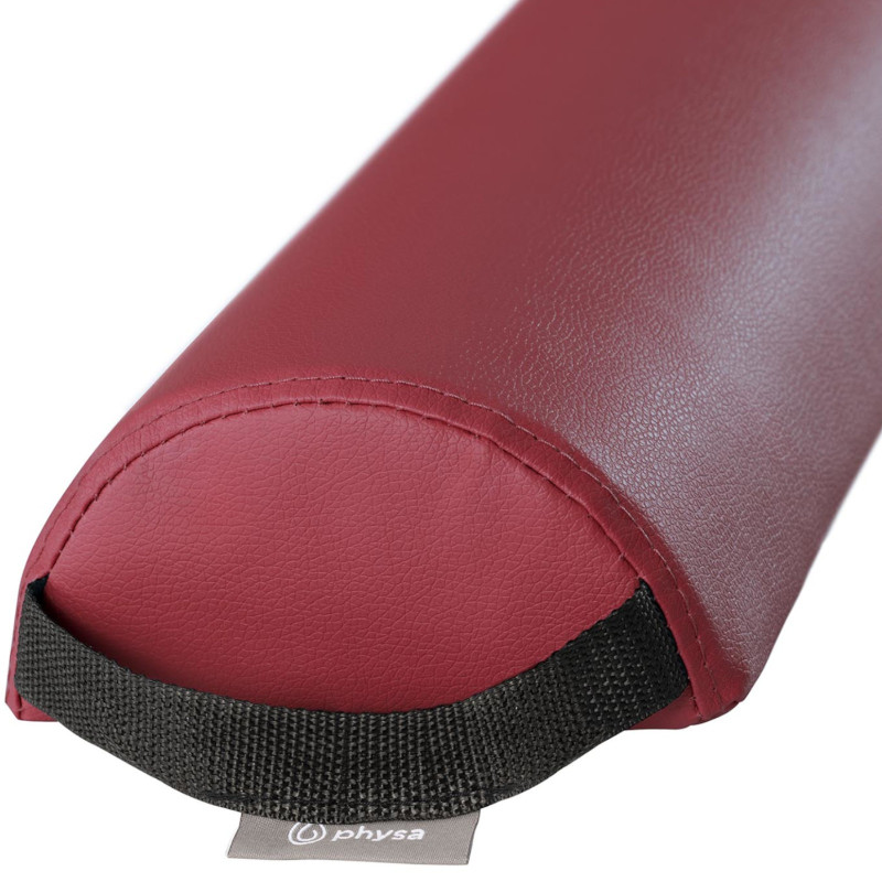 Reabilitacinis juosmens volelis mankštiniam masažui su rankena 64,5 x 15 x 7,5 cm raudonas