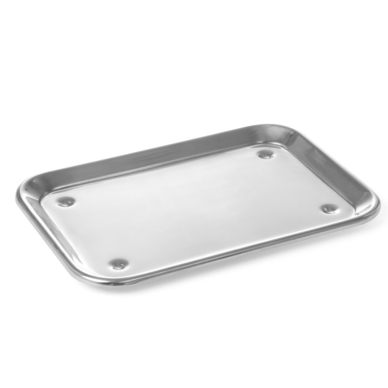 Ekrano padėklas su kojelėmis maisto pateikimo plienas 240x170mm - Hendi 407202 Ekrano padėklas su kojelėmis maisto pateikimo plienas 240x170mm - Hendi 407202