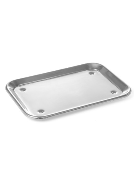 Ekrano padėklas su kojelėmis maisto pateikimo plienas 240x170mm - Hendi 407202