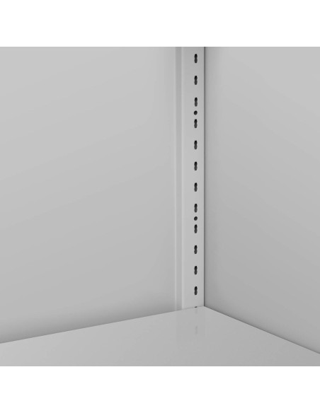 Metalinė biuro spintelė dokumentams, 4 lentynos su varstomomis durelėmis, aukštis 180 cm.PILKA Metalinė biuro spintelė dokumentams, 4 lentynos su varstomomis durelėmis, aukštis 180 cm.PILKA
