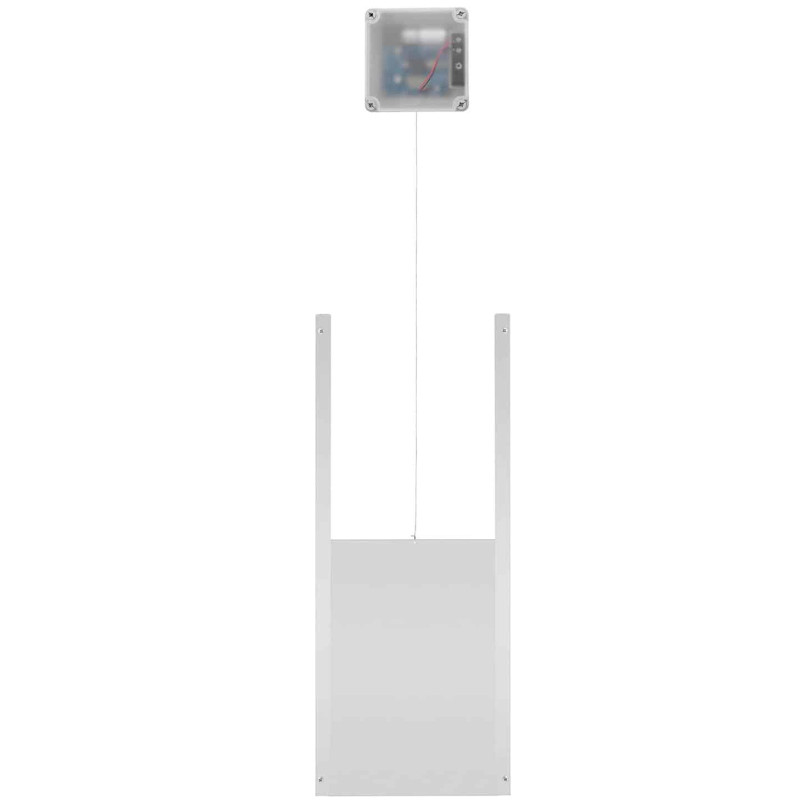 Automatinis vištidės durų atvartas su šviesos jutikliu, akumuliatoriumi maitinamas LCD