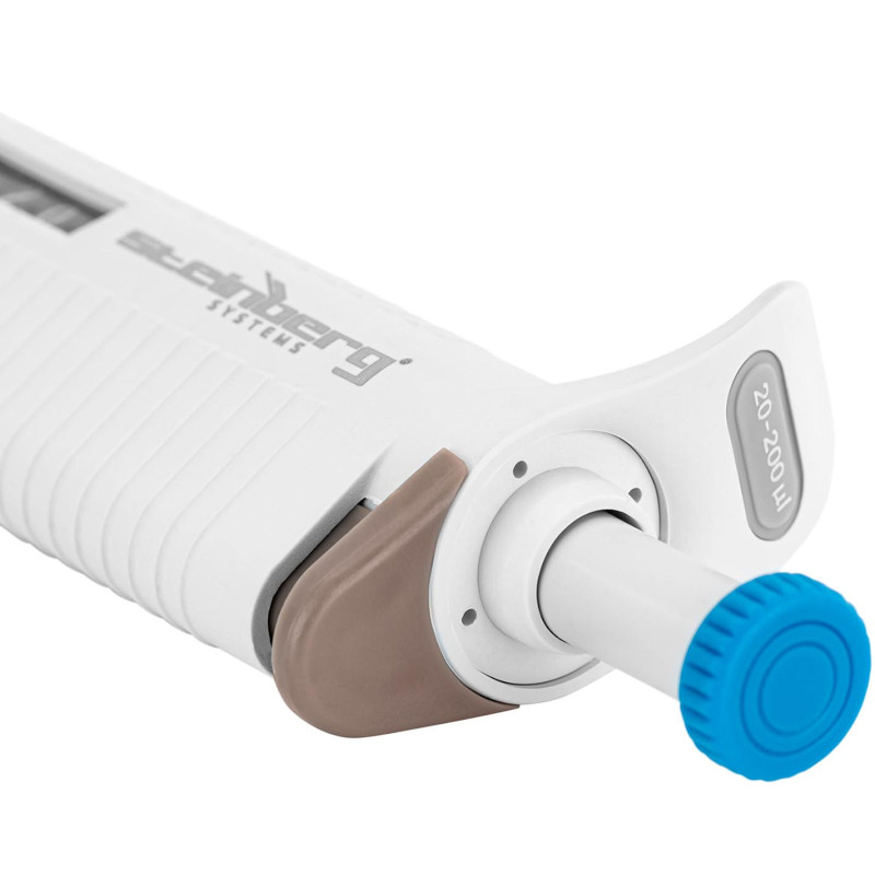 Vieno kanalo laboratorinė pipetė 0,02-0,2 ml