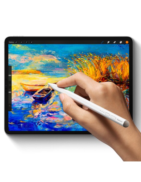 Aktyvus rašiklis iPad Pro Air su antgaliu talpiniams ekranams baltas Aktyvus rašiklis iPad Pro Air su antgaliu talpiniams ekranams baltas