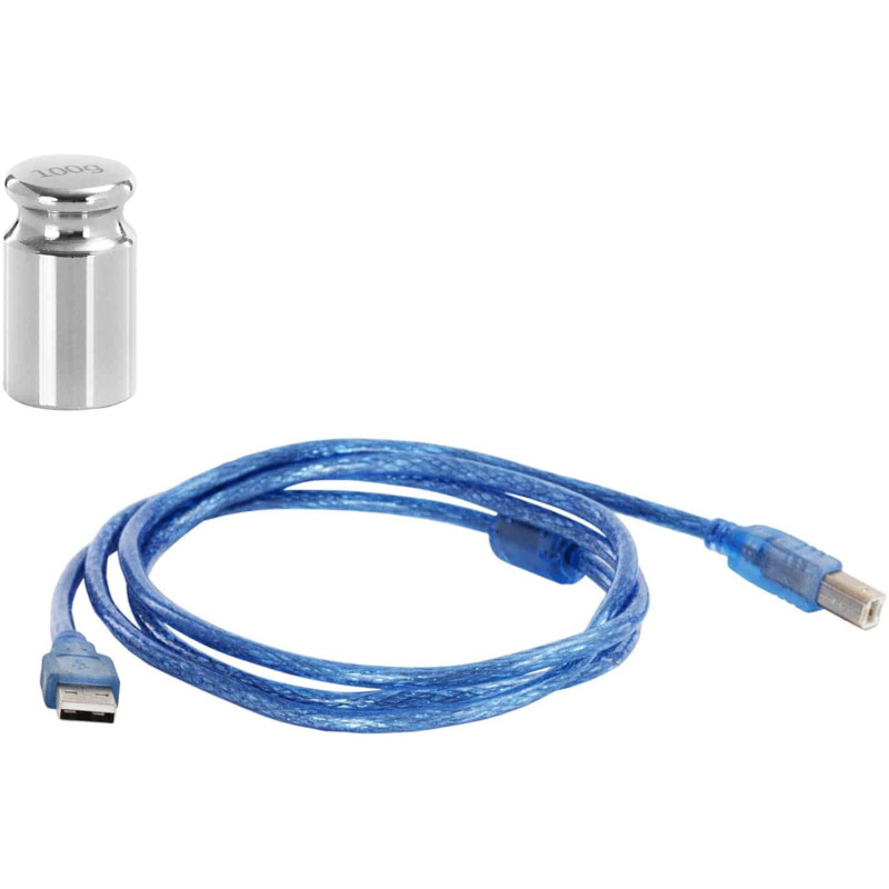 Analitiniai laboratoriniai svarstyklės su stikliniu dangteliu ir LCD jutikliniu skydeliu 300 g / 0,001 g