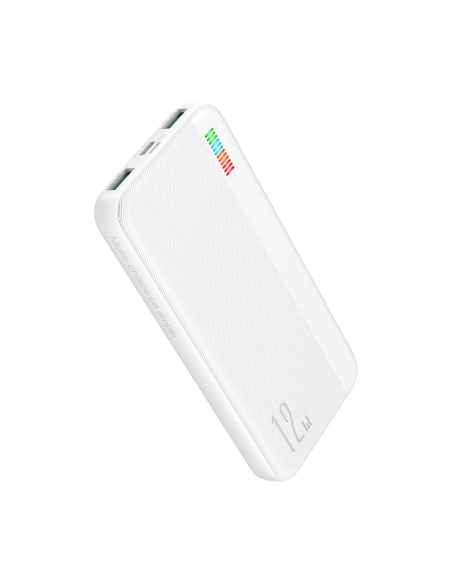 Powerbank 10000mAh Dazzling Series 12W balta Powerbank 10000mAh Dazzling Series 12W balta