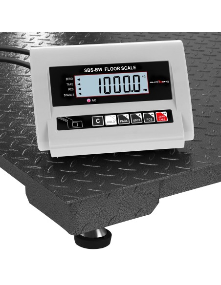 Elektroninės sandėlio krovininės svarstyklės LCD iki 1 tonos 1T Elektroninės sandėlio krovininės svarstyklės LCD iki 1 tonos 1T