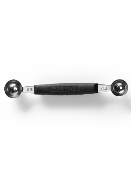 Dvigubas dekoratyvinis peilis nerūdijančio plieno rutuliams - Hendi 856000 Dvigubas dekoratyvinis peilis nerūdijančio plieno rutuliams - Hendi 856000