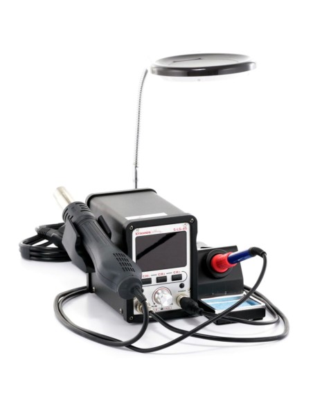 HOT AIR 70W LCD lituoklis S-LS-45 S - RINKINYS 21vnt. HOT AIR 70W LCD lituoklis S-LS-45 S - RINKINYS 21vnt.