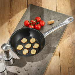 Plieninė keptuvė su nepridegančiu paviršiumi dujų indukcijai 20 cm 28 cm - 2 vnt