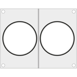 Formos matrica suvirinimo aparatui MANUPACK 190 dviems sriubos indams sk. 115 mm – Hendi 805732