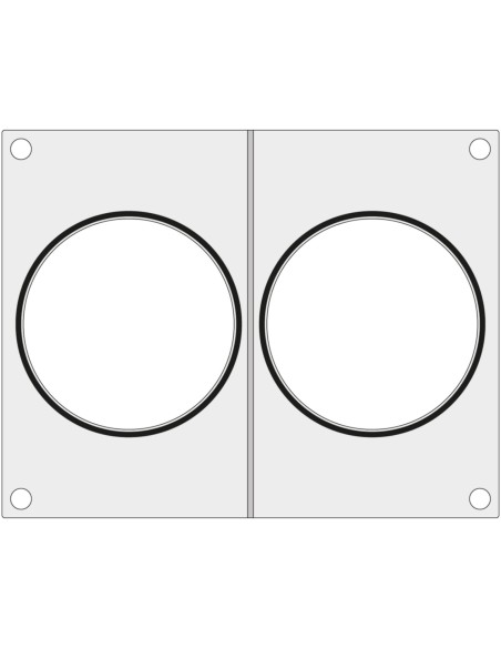 Formos matrica suvirinimo aparatui MANUPACK 190 dviems sriubos indams sk. 115 mm – Hendi 805732