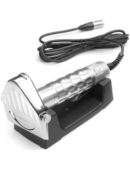 Elektrinis giroskopinis kebabo peilis su galąstuvu ir stovu 230 V 80 W - Hendi 267264 Elektrinis giroskopinis kebabo peilis su galąstuvu ir stovu 230 V 80 W - Hendi 267264