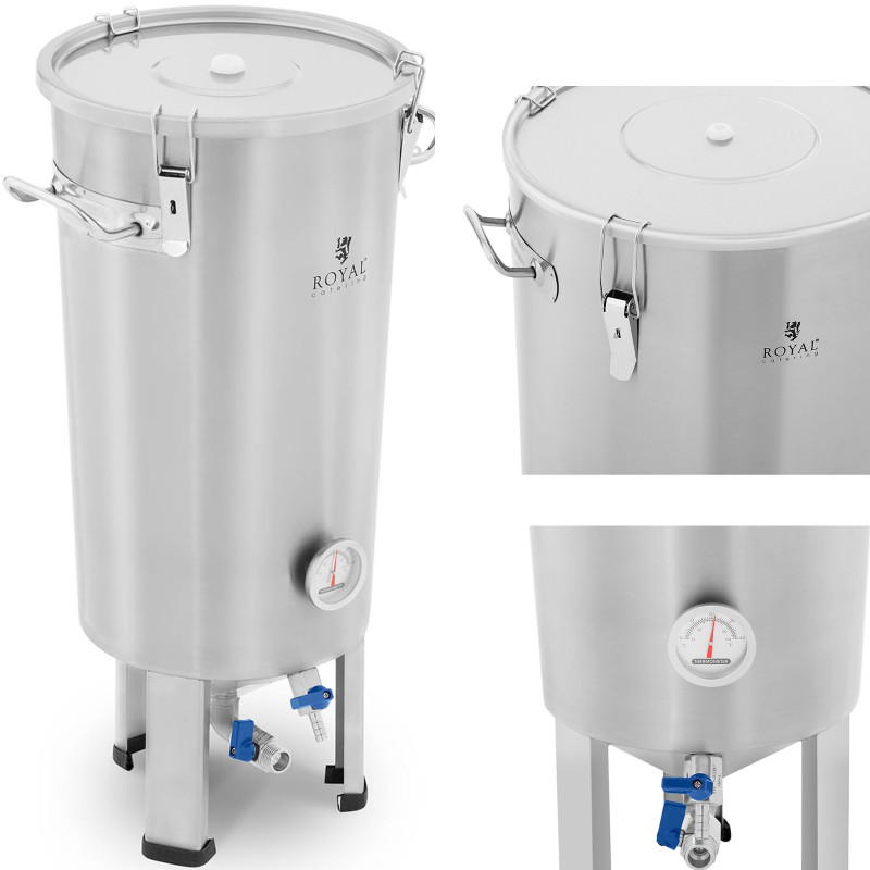 Konteinerių fermentacijos katilas nerūdijančio plieno alaus fermentatorius 20L