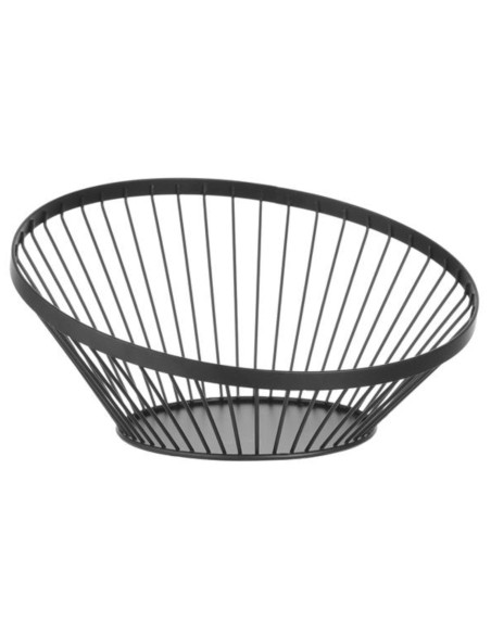 Krepšinis vielinis vaisių dubuo juodas su matiniu skersmuo. 280 mm – Hendi 427088 Krepšinis vielinis vaisių dubuo juodas su matiniu skersmuo. 280 mm – Hendi 427088
