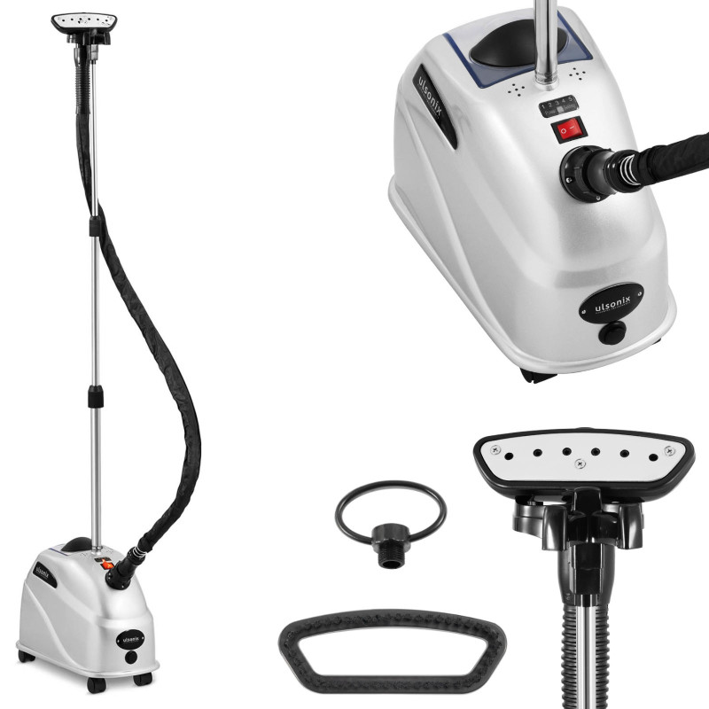 Garų stotis garintuvas garintuvas drabužiams lyginti su stovu 1750 W 2,33 l