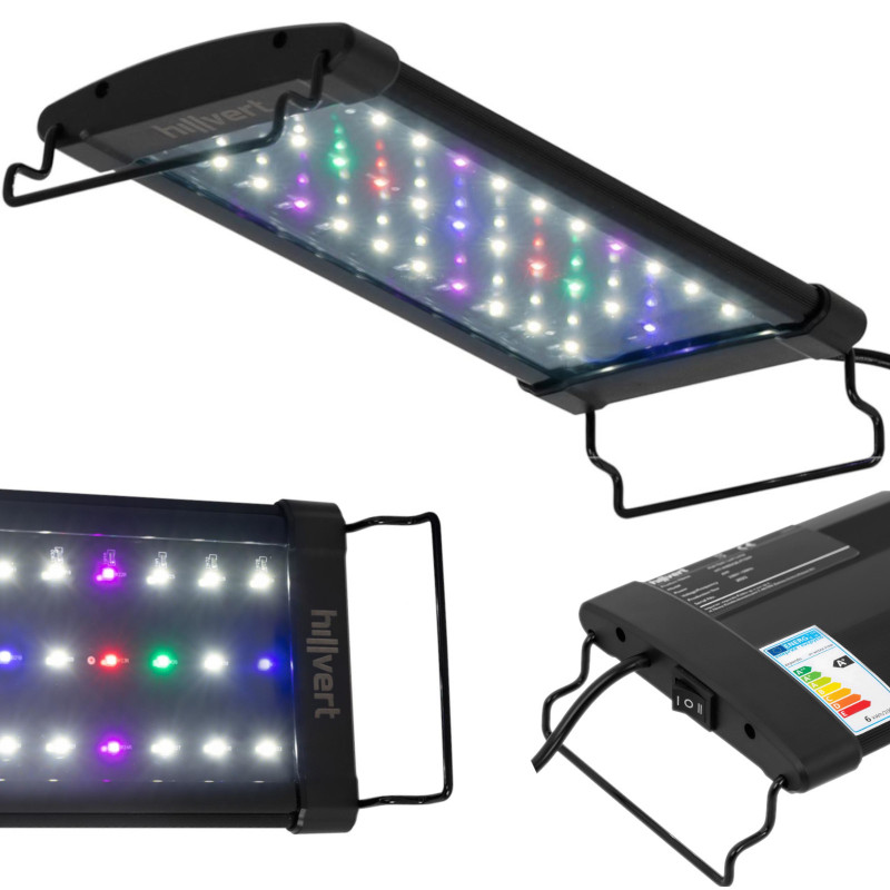 Akvariumo augalų augimo LED lempa viso spektro 33 šviesos diodai 30 cm 6 W