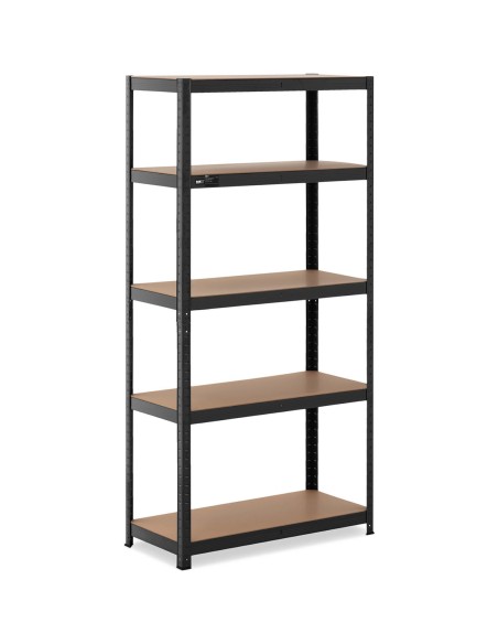 Metalinė laikymo lentyna 5 lentynos 875 kg 90 x 40 x 180 cm ledo mėlyna