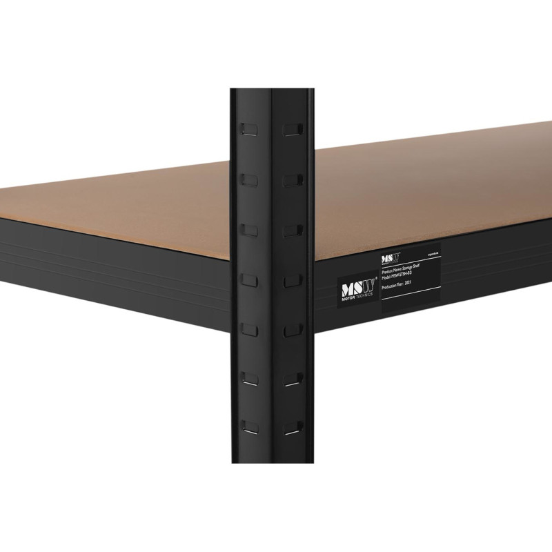 Metalinė laikymo lentyna 5 lentynos 875 kg 90 x 40 x 180 cm ledo mėlyna