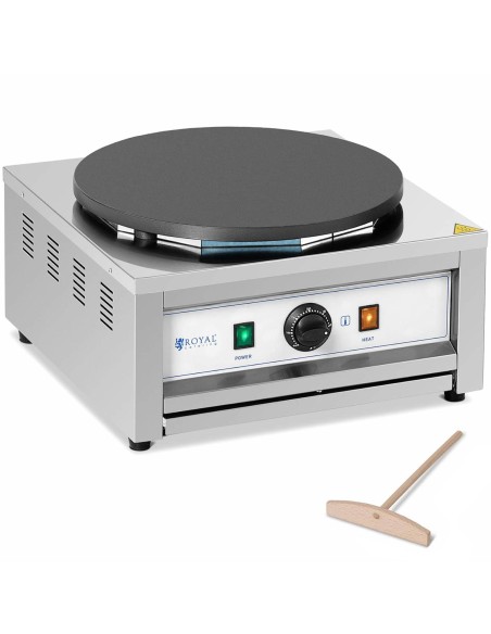 Apvalus blynų kepimo aparatas elektrinis sk. 40cm 0-300C 3000W Apvalus blynų kepimo aparatas elektrinis sk. 40cm 0-300C 3000W