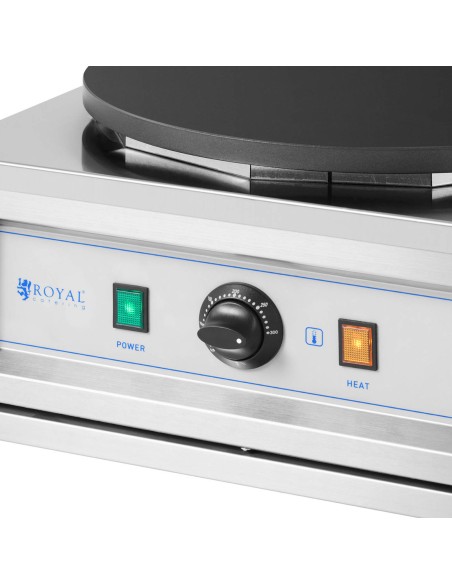 Apvalus blynų kepimo aparatas elektrinis sk. 40cm 0-300C 3000W Apvalus blynų kepimo aparatas elektrinis sk. 40cm 0-300C 3000W