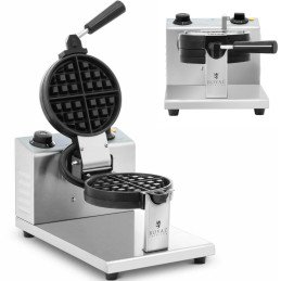 Apvali vaflinė keptuvė ketvirčiams vafliams sk. 17cm 1200W