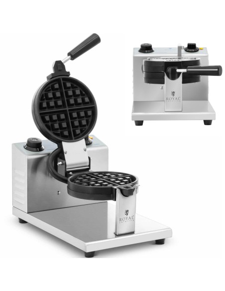 Apvali vaflinė keptuvė ketvirčiams vafliams sk. 17cm 1200W Apvali vaflinė keptuvė ketvirčiams vafliams sk. 17cm 1200W