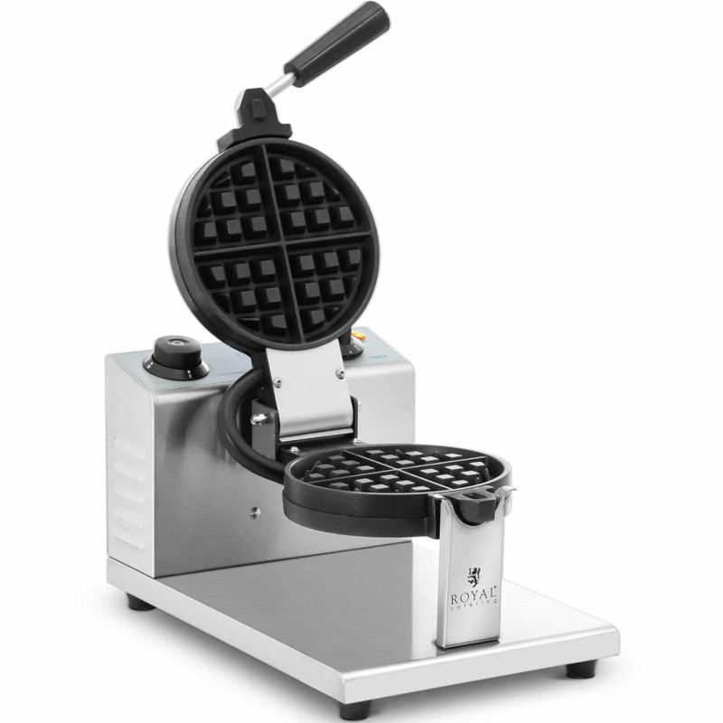 Apvali vaflinė keptuvė ketvirčiams vafliams sk. 17cm 1200W