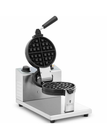 Apvali vaflinė keptuvė ketvirčiams vafliams sk. 17cm 1200W Apvali vaflinė keptuvė ketvirčiams vafliams sk. 17cm 1200W