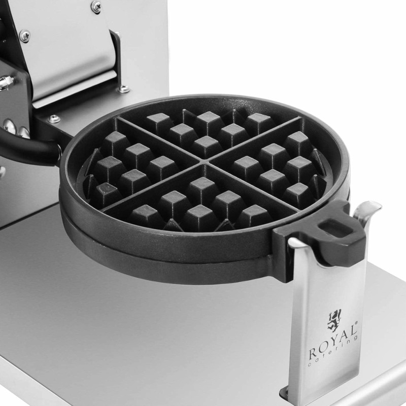 Apvali vaflinė keptuvė ketvirčiams vafliams sk. 17cm 1200W