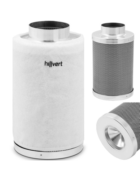 Anglies filtras su pirminiu filtru ventiliacijai 30 cm sk. 102mm iki 85C Anglies filtras su pirminiu filtru ventiliacijai 30 cm sk. 102mm iki 85C