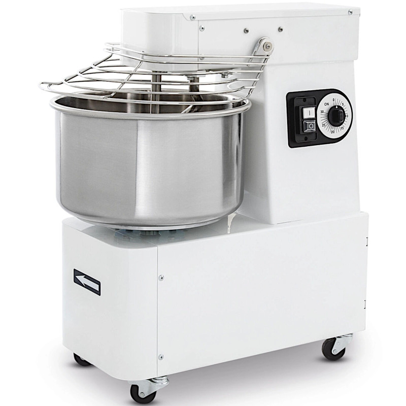 Spiralinis maišytuvas su fiksuota galvute ir dubeniu 22 l 56 kg/h 750 W Spiralinis maišytuvas su fiksuota galvute ir dubeniu 22 l 56 kg/h 750 W