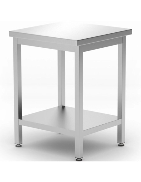 Centrinis stalviršio stalas su lentyna Budget Line 600 x 600 x 850 mm - Hendi 817094 Centrinis stalviršio stalas su lentyna Budget Line 600 x 600 x 850 mm - Hendi 817094