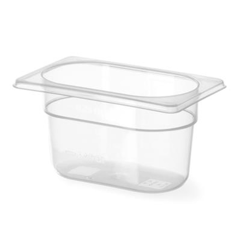 Gastronorm konteineris pagamintas iš polipropileno GN 1/9, aukštis 100 mm - Hendi 880524 Gastronorm konteineris pagamintas iš polipropileno GN 1/9, aukštis 100 mm - Hendi 880524